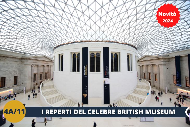 NOVITA' 2024! ESCURSIONE DI INTERA GIORNATA: Londra! Inizieremo questa fantastica giornata nella capitale immergendoci nella storia al British Museum. Esploreremo un luogo che racchiude più di due milioni di anni di storia e cultura umana! Ogni anno, oltre 6 milioni di persone affollano le sue sale per immergersi in una collezione straordinaria che abbraccia il mondo intero. Immaginatevi di trovarvi di fronte alla Stele di Rosetta, un artefatto iconico che ha aperto le porte alla comprensione dell'antico Egitto, oppure di ammirare le splendide sculture del Partenone. E non dimentichiamo le mummie egizie, testimonianze affascinanti di un'antica civiltà.