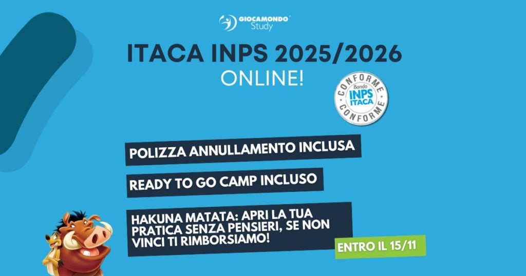 Programma ITACA INPS 2025/2026 Giocamondo Study