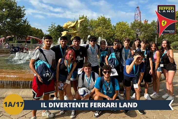 ESCURSIONE DI INTERA GIORNATA Lasciati travolgere dall'emozione in uno dei parchi tematici più spettacolari d'Europa, dove le attrazioni mozzafiato si uniscono all'incredibile FERRARI LAND (INGRESSO INCLUSO): l'unico parco europeo dedicato alla leggendaria casa automobilistica e alla storia del suo visionario fondatore. Vivrai l'adrenalina pura nell'avveniristico edificio Ferrari Experience e sulle emozionanti montagne russe, tra cui spicca l'incredibile "Red Force", il coaster più alto e veloce d'Europa con i suoi straordinari 570 metri di puro brivido!