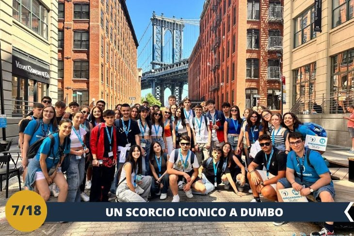 Inizieremo il nostro percorso passando davanti al Municipio (City Hall) di New York, uno degli edifici più storici della città, per poi dirigerci verso uno dei capolavori dell'architettura urbana: il Ponte di Brooklyn. Questo iconico ponte offre uno dei panorami più spettacolari della città, con viste impareggiabili su Manhattan e Brooklyn. Attraversando il ponte, arriveremo nel quartiere DUMBO, un angolo affascinante di New York, dove l'arte e la cultura si mescolano con negozi particolari, gallerie d’arte e laboratori creativi. Questo quartiere, con i suoi edifici storici e il suo fascino unico, è un vero gioiello nascosto nel cuore di Brooklyn. (escursione di mezza giornata)