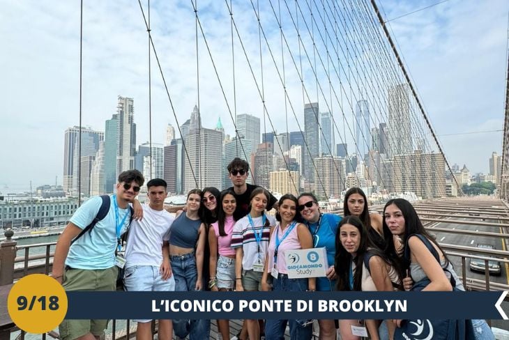 Inizieremo il nostro percorso passando davanti al Municipio (City Hall) di New York, uno degli edifici più storici della città, per poi dirigerci verso uno dei capolavori dell'architettura urbana: il Ponte di Brooklyn. Questo iconico ponte offre uno dei panorami più spettacolari della città, con viste impareggiabili su Manhattan e Brooklyn. Attraversando il ponte, arriveremo nel quartiere DUMBO, un angolo affascinante di New York, dove l'arte e la cultura si mescolano con negozi particolari, gallerie d’arte e laboratori creativi. Questo quartiere, con i suoi edifici storici e il suo fascino unico, è un vero gioiello nascosto nel cuore di Brooklyn. (escursione di mezza giornata)