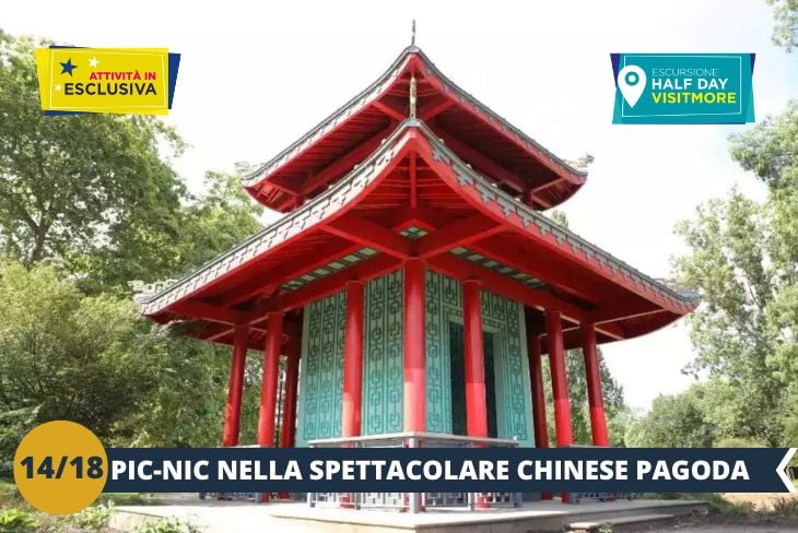 BY NIGHT: Vi accompagneremo in un'incantevole visita al Victoria Park, dove avremo l'opportunità di ammirare la maestosa Chinese Pagoda. Immersi nel verde del parco, scopriremo questa struttura iconica, simbolo di storia e grazia. Godremo di un tranquillo picnic sotto gli alberi secolari, vivendo l'atmosfera serena e suggestiva del parco e lasciandoci incantare dalla bellezza di questa straordinaria Pagoda. Un'esperienza unica per immergersi nella natura, in un angolo di Londra senza tempo.