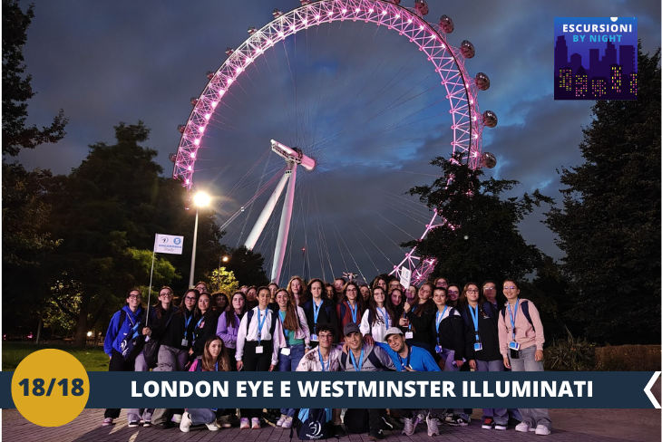 BY NIGHT: Vivremo una serata magica lungo il Tamigi, dove Londra brilla di tutta la sua bellezza! Passeggeremo lungo The Queen’s Walk, con viste spettacolari su Westminster e il maestoso Big Ben, entrambi illuminati e più affascinanti che mai. E come ciliegina sulla torta, attraverseremo Leake Street, il famoso tunnel della street art, dove i graffiti dai colori vivaci creano un’esplosione di creatività urbana. Una combinazione perfetta di panorami iconici e arte contemporanea per una notte che non dimenticherai!