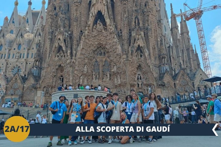 IL GENIO DI GAUDÍ Un affascinante WALKING TOUR alla scoperta delle opere più rappresentative del visionario architetto catalano! Il percorso ha come fulcro la monumentale SAGRADA FAMILIA, capolavoro incompiuto e SIMBOLO della città: le sue torri svettanti, le facciate narrative e gli interni ispirati alla natura rappresentano il culmine della creatività di Gaudí.