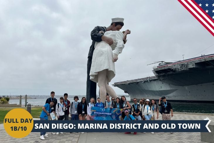 ESCURSIONE DI INTERA GIORNATA: SAN DIEGO. Il nostro viaggio inizia nel cuore del maestoso Balboa Park, dove giardini incantevoli si intrecciano con musei di sorprendente varietà. Il percorso ci porta poi nell'affascinante Old Town, dove ogni pietra racconta la storia della California coloniale, permettendoci di rivivere le atmosfere di un tempo passato. La giornata prosegue verso il vivace Marina District, dove l'Embarcadero ci accoglie con uno spettacolare panorama di yacht ormeggiati, la celebre statua del marinaio e uno skyline che lascia senza fiato.