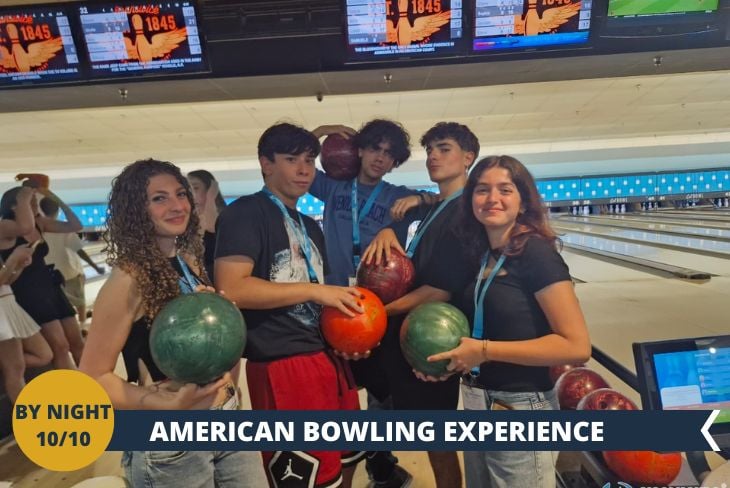 ESCURSIONE BY NIGHT: AMERICAN BOWLING EXPERIENCE - Preparatevi per una serata all'insegna del puro divertimento americano! Vivrete l'atmosfera autentica di un vero BOWLING USA, dove sport e intrattenimento si fondono in un'esperienza unica. Un'occasione perfetta per socializzare, divertirsi e sfidare i vostri nuovi amici.