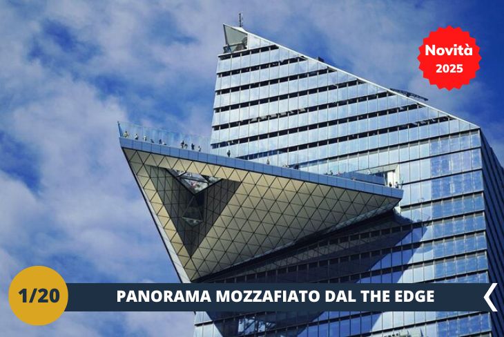 NOVITA’ 2025! Saliamo su The Edge, uno dei punti panoramici più spettacolari di New York! Situata a oltre 300 metri di altezza, questa piattaforma sospesa nel cielo offre una vista mozzafiato a 360 gradi sulla città che non dorme mai. Camminare sul pavimento in vetro trasparente sarà un’emozione unica, mentre lo skyline di Manhattan si estende a perdita d’occhio. Un’esperienza indimenticabile che ti farà sentire davvero al top del mondo! (escursione di mezza giornata)