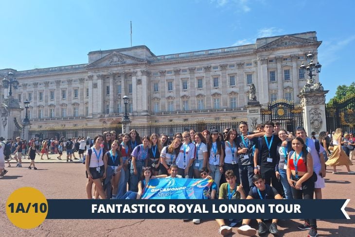 ESCURSIONE DI INTERA GIORNATA: Immergetevi nella magia del Royal London Tour. Partendo dal maestoso Buckingham Palace, simbolo della monarchia britannica, attraverseremo il cuore di Westminster, con tappe alla celebre Abbazia di Westminster e al magnifico Palazzo del Parlamento, dichiarato patrimonio dell’umanità dall’UNESCO. Una passeggiata tra storia, grandezza e atmosfera regale, fino a giungere sulle sponde del Tamigi per una vista iconica sul London Eye.