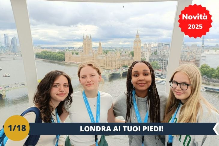 NOVITA’ 2025! Fantastica esperienza sul London Eye (INGRESSO INCLUSO), la celebre ruota panoramica che domina le rive del Tamigi. Da un’altezza di 135 metri, ci godremo una vista senza paragoni: il Big Ben, il Palazzo di Westminster e persino la Cattedrale di St. Paul si apriranno davanti ai nostri occhi in tutta la loro magnificenza. Sarà un momento indimenticabile per ammirare Londra da una prospettiva unica!