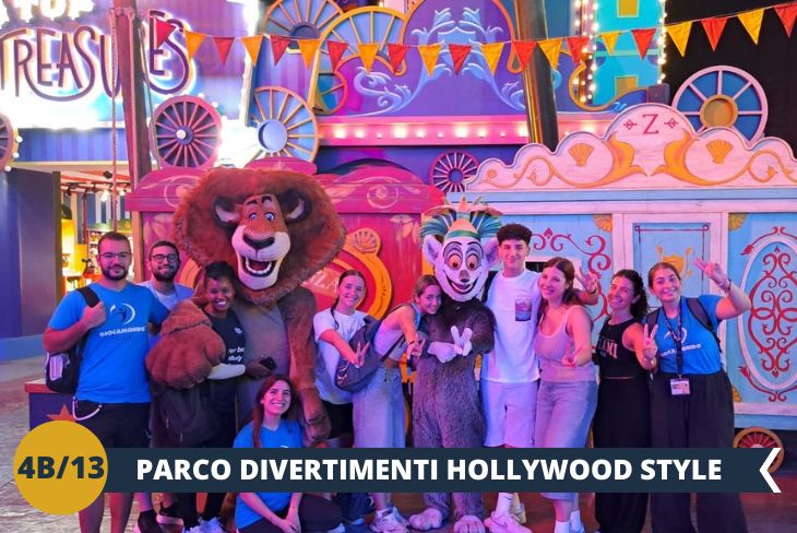 Benvenuti nel più grande parco tematico del Medio Oriente, con licenza ufficiale Dreamworks! Un mondo dove Hollywood prende vita tra emozionanti montagne russe, spettacolari show in 4D e attrazioni mozzafiato che vi cattureranno per l'intera giornata.