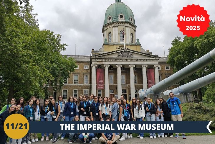 Ci immergeremo nella storia al Imperial War Museum di Londra, un luogo che racconta con forza e profondità i conflitti del ventesimo e ventunesimo secolo. Attraverso straordinari reperti come veicoli militari, armi e oggetti personali, il museo svela le vicende e i sacrifici delle persone che hanno vissuto momenti cruciali della storia mondiale. Le installazioni immersive e i racconti toccanti ci porteranno al centro di un viaggio emozionante fatto di coraggio, sfide e memoria. Un’esperienza unica, che unisce storia e tecnologia per regalarvi una visione potente e indimenticabile degli eventi che hanno plasmato il nostro mondo. (Escursione mezza giornata)