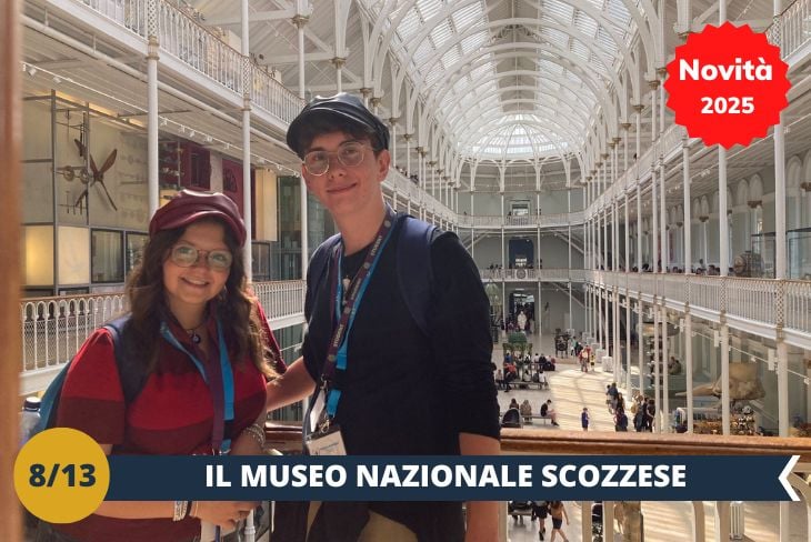 Iniziamo la nostra visita con il National Museum of Scotland, una delle principali attrazioni del Regno Unito. Questo museo eclettico ci offre un viaggio affascinante nella storia della Scozia, presentando una vasta gamma di collezioni che spaziano dalla natura, all'arte, al design, alla scienza, alla tecnologia e alle culture di tutto il mondo. Un vero tesoro che racchiude una moltitudine di conoscenze sotto lo stesso tetto. Proseguiremo poi con una visita al Greyfriars Kirkyard, un suggestivo cimitero monumentale di Edimburgo. Questo luogo storico, con i suoi sentieri tra alberi e lapidi antiche, trasmette un'atmosfera gotica che sembra trasportarti indietro nel tempo. Oltre a raccontare storie di vite passate, il cimitero ha ispirato opere letterarie iconiche, tra cui la saga di Harry Potter. J.K. Rowling trovò spunti per i nomi di alcuni dei personaggi proprio tra le tombe di questo luogo, mentre l'Elephant House café, vicino al cimitero, è il luogo dove parte del primo libro della saga, "Harry Potter e la Pietra Filosofale", ha preso vita. (escursione mezza giornata)