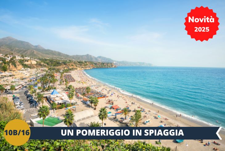 Il pomeriggio sarà dedicato al dolce relax sulla spiaggia, dove il sole della Costa del Sol e le onde del Mediterraneo vi regaleranno momenti di puro benessere. Una perfetta combinazione di cultura e mare, per vivere Malaga nella sua essenza più autentica! (escursione di mezza giornata)