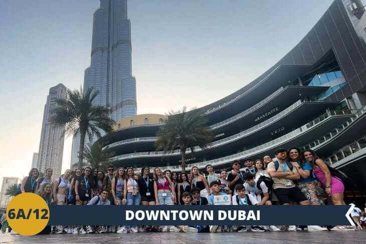 Trascorri un incredibile pomeriggio nel cuore pulsante dello shopping mondiale: il DUBAI MALL! Questo gigantesco centro commerciale, simbolo del lusso e dell'intrattenimento, si erge maestosamente accanto al leggendario Burj Khalifa, il grattacielo più alto del pianeta! Un pomeriggio dedicato allo shopping ed al divertimento ...con la possibilità di acquistare il biglietto per il Burj Khalifa in loco (escursione di mezza giornata)