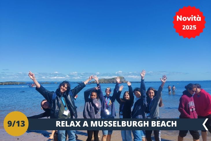 Un pomeriggio a Musselburgh Beach, una delle spiagge più affascinanti di Edimburgo, famosa per la sua atmosfera tranquilla e il paesaggio naturale che la circonda. Questa località offre una vista incantevole sull'estuario del fiume Forth e sulle colline circostanti, un perfetto equilibrio tra mare e verde. Potrete passeggiare lungo la riva, respirare l'aria fresca dell'oceano e rilassarvi al suono delle onde. Musselburgh Beach è anche il luogo ideale per attività all'aria aperta come il windsurf o semplicemente per godersi il sole e la natura. Un'escursione perfetta per chi cerca tranquillità e bellezza naturale, a pochi passi dal cuore di Edimburgo. (escursione mezza giornata)