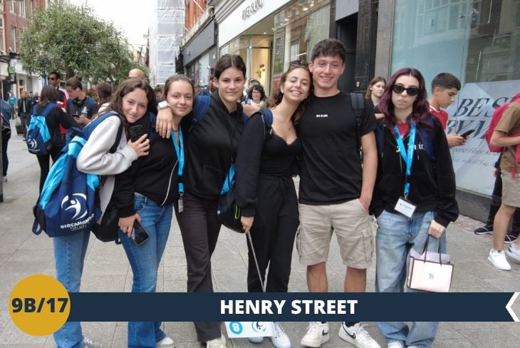 Proseguendo verso Henry Street, scoprirete il Jervis Shopping Centre in un ex ospedale del 1800, l'ILAC Centre e centinaia di negozi animati dai BUSKER più talentuosi della città (escursione di mezza giornata)