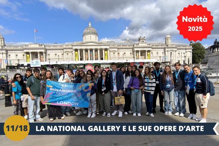 NOVITA’ 2025! Un pomeriggio dedicato all’arte e alla storia alla National Gallery, il gioiello di Trafalgar Square! Questo museo ospita una collezione di oltre 2.300 opere, tra cui capolavori intramontabili che raccontano l’evoluzione dell’arte europea. Passeggeremo tra i dettagli realistici del Ritratto di Arnolfini di van Eyck, la delicatezza della Venere di Rokeby di Velázquez, la potenza emozionale del Combattimento di Temeraire di Turner e i colori vibranti dei celebri Girasoli di Van Gogh. Un’immersione nel genio artistico che spazia dall’Italia medievale agli impressionisti francesi, in un luogo che celebra la bellezza e l’ispirazione. Lasciati conquistare dalla magia della National Gallery! (Escursione mezza giornata)