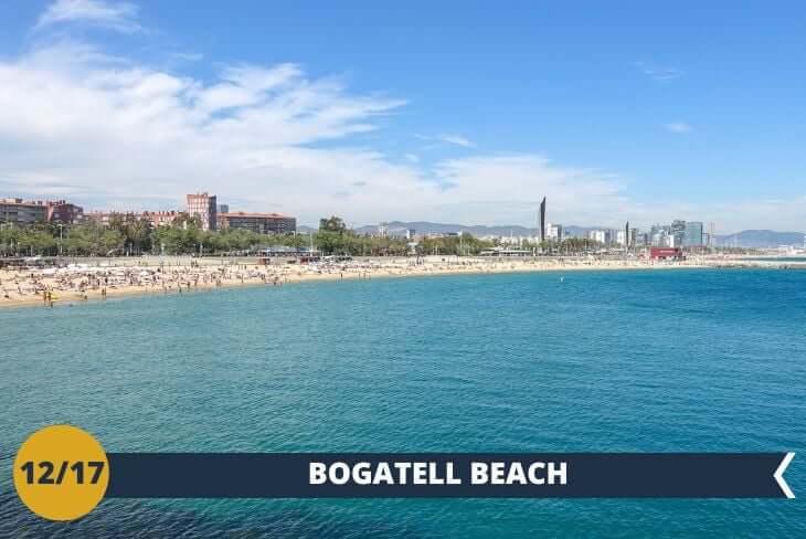 Lasciatevi conquistare dalla suggestiva spiaggia di BOGATELL, uno dei luoghi più vivaci del litorale barcellonese! Attrezzature moderne, ampi spazi per lo sport e un meraviglioso lungomare vi regaleranno un pomeriggio indimenticabile tra sole, mare e divertimento. (escursione di mezza giornata)