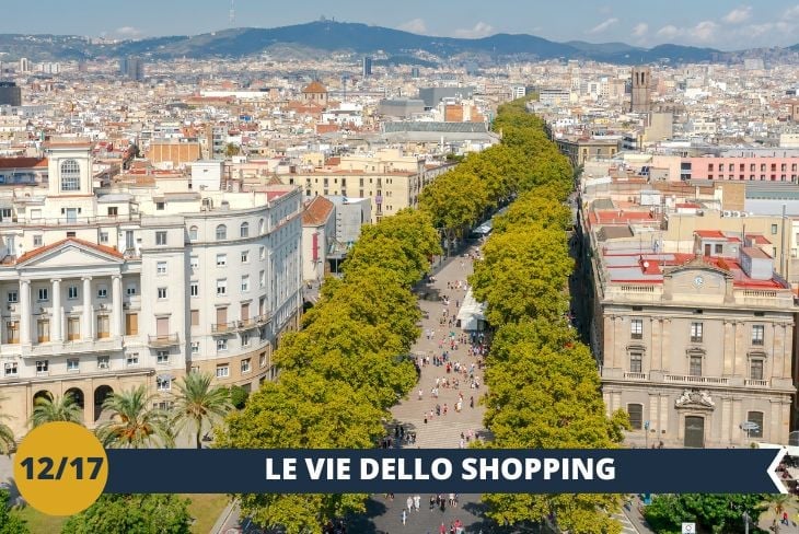 Barcellona, città all'avanguardia nel mondo della moda, vi offre infinite possibilità per gli amanti dello shopping: dalle boutique sulla celebre Rambla ai grandi magazzini El Corte Inglés, troverete sicuramente il vostro stile! (escursione di mezza giornata)