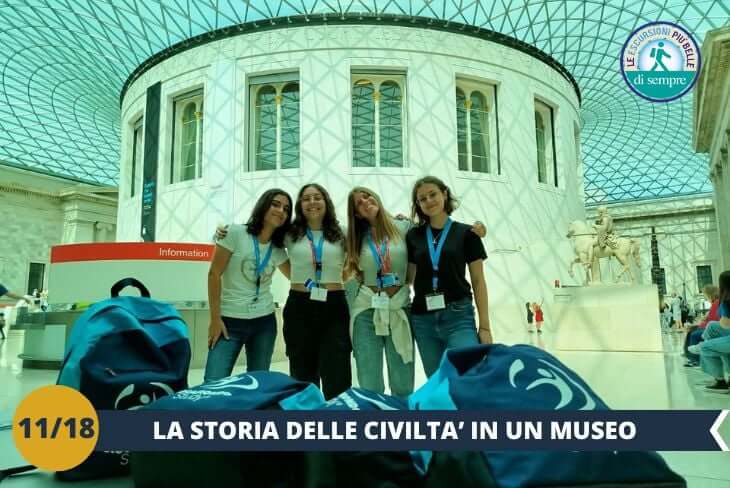 Ci avventureremo nel cuore della storia e della cultura umana al British Museum, uno dei luoghi più iconici di Londra! Con una collezione che abbraccia oltre due milioni di anni, questo straordinario museo attira ogni anno più di 6 milioni di visitatori. Cammineremo tra tesori unici al mondo, come la celebre Stele di Rosetta, che ha svelato i misteri dell’antico Egitto, e le maestose sculture del Partenone, capolavori dell’arte classica. Lasciamoci affascinare dalle mummie egizie e dalle storie che portano con sé, per un viaggio indimenticabile nel passato dell’umanità. Un’esperienza che ci arricchirà a ogni passo! (escursione mezza giornata)