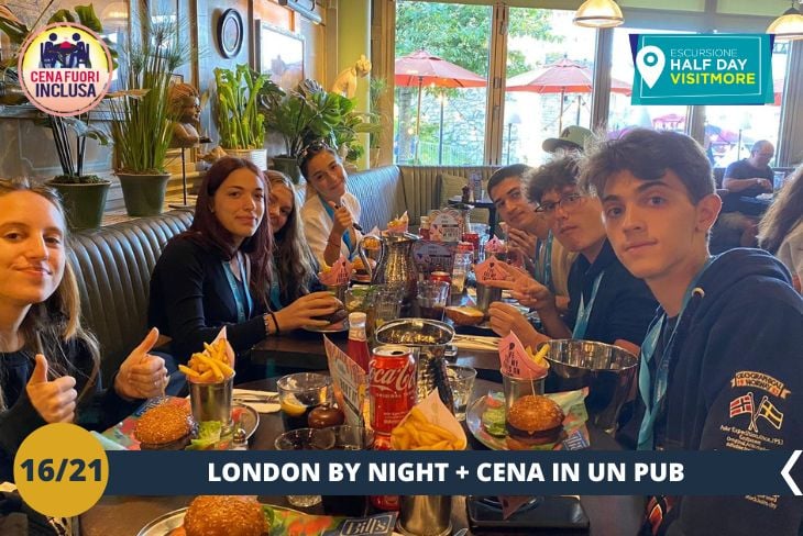 BY NIGHT: siete pronti a diventare dei veri e propri londinesi? Giocamondo study vi porta a cenare in un tipico pub inglese (CENA INCLUSA)! Esperienza da non perdere!