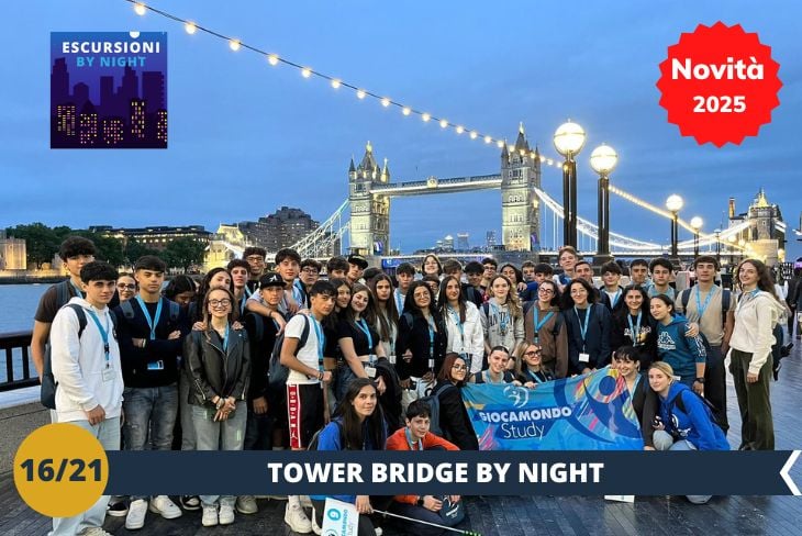 NOVITA’ 2025! BY NIGHT: Prepariamoci a vivere una serata magica, passeggiando tra i luoghi più affascinanti di Londra sotto le stelle! Ammireremo il Tower Bridge, splendente nella sua illuminazione notturna, una vista che lascia senza fiato. Proseguiremo verso i pittoreschi St. Katharine’s Docks, un angolo incantevole della città, dove il Dickens Inn, con il suo charme storico, si erge come un gioiello illuminato, regalando un’atmosfera unica e suggestiva alla nostra notte londinese.