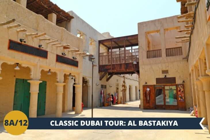 CLASSIC DUBAI TOUR: Immergetevi nell'anima storica della città con un affascinante walking tour lungo il Creek, esplorando il quartiere di Al Bastakiya, dove il passato incontra il presente in un intreccio di vicoli e architettura tradizionale. Qui batte il cuore autentico dell'antica Dubai. (escursione di mezza giornata)