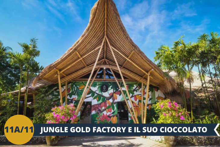 ESCURSIONE DI INTERA GIORNATA Come non lasciarti trasportare dalla bontà del cioccolato presso Jungle Gold Factory, azienda famosa per la produzione delle migliori fave di cacao.