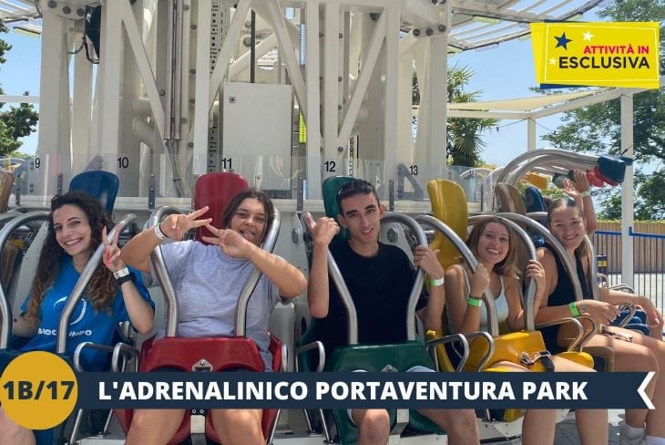 A seguire, il divertimento continua nel magnifico PORTAVENTURA (INGRESSO INCLUSO), dove oltre 40 attrazioni vi aspettano per una giornata indimenticabile in compagnia di nuovi amici!