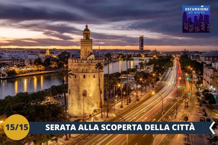 SEVILLA BY NIGHT: lasciatevi incantare dalla città andalusa quando si accendono le luci! Un affascinante percorso notturno tra piazze e monumenti illuminati vi svelerà il volto più romantico e misterioso della capitale andalusa.