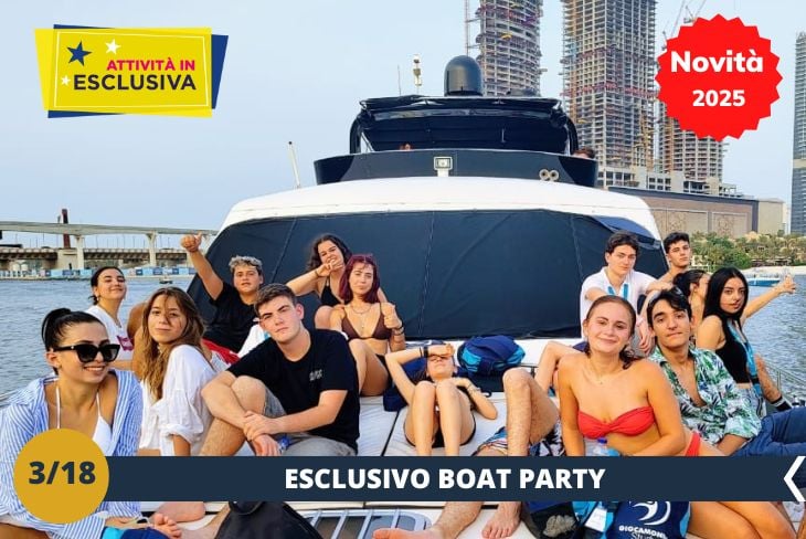 NOVITA’ 2025! Un esclusivo Boat Party a Gran Canaria! Musica, sole e divertimento in mezzo all’oceano, con panorami mozzafiato e un'atmosfera indimenticabile. Preparati a ballare, fare nuovi amici e vivere un'estate da sogno!