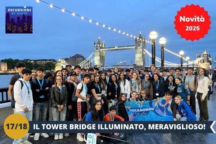 NOVITA’ 2025! BY NIGHT: Prepariamoci a vivere una serata magica, passeggiando tra i luoghi più affascinanti di Londra sotto le stelle! Ammireremo il Tower Bridge, splendente nella sua illuminazione notturna, una vista che lascia senza fiato. Proseguiremo verso i pittoreschi St. Katharine’s Docks, un angolo incantevole della città, dove il Dickens Inn, con il suo charme storico, si erge come un gioiello illuminato, regalando un’atmosfera unica e suggestiva alla nostra notte londinese.