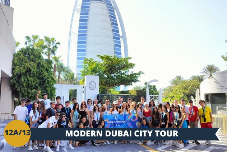 MODERN DUBAI CITY TOUR Scoprite i simboli iconici di Dubai: un incredibile tour alla scoperta dell'esclusivo BURJ AL ARAB con le sue 7 stelle, l'incantevole Jumeirah beach e Madinat Jumeirah, città-mercato che fonde tradizione araba e modernità tra lagune artificiali e canali pittoreschi (escursione di mezza giornata).