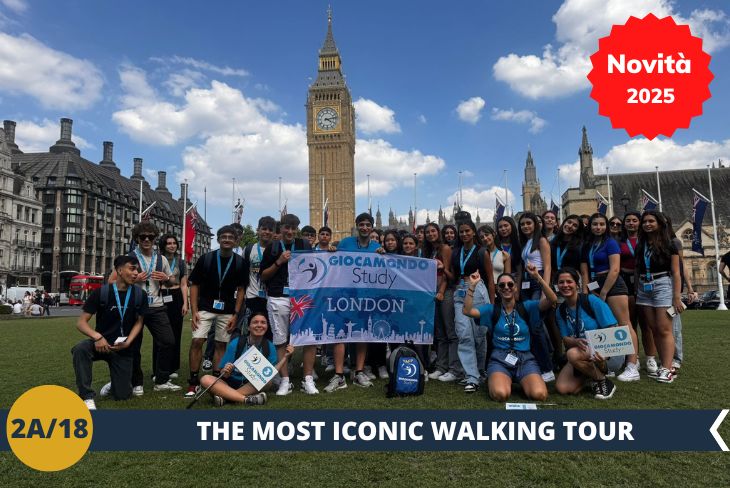 NOVITA’ 2025! ESCURSIONE DI INTERA GIORNATA: Preparatevi per un'entusiasmante giornata tra le meraviglie di Londra! Inizieremo il nostro walking tour davanti al maestoso Buckingham Palace, simbolo della monarchia inglese, dove potremo ammirare la sua imponente facciata e scattare foto memorabili. Proseguiremo verso la storica Westminster Abbey, capolavoro gotico e sede delle incoronazioni reali, per poi raggiungere il magnifico Palazzo del Parlamento, affacciato sul Tamigi e dominato dall'iconica torre del Big Ben.