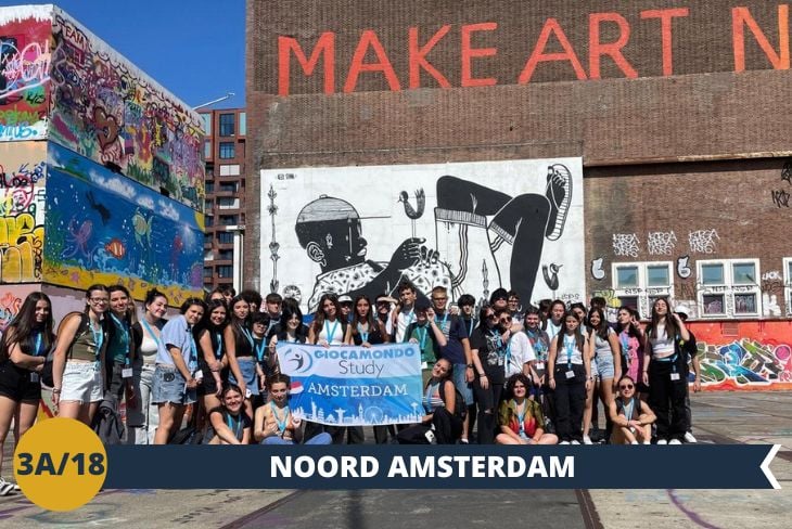 ESCURSIONE DI INTERA GIORNATA: Un'avventura straordinaria alla scoperta del lato più innovativo di Amsterdam! A bordo di un caratteristico battello raggiungeremo il vivace quartiere di Amsterdam Noord, dove festival culturali e musei all'avanguardia si fondono con incantevoli spazi verdi e affascinanti architetture contemporanee.