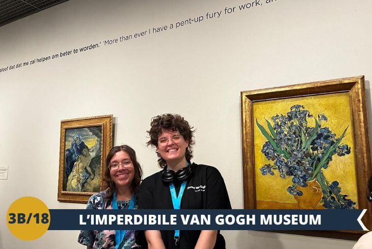 La giornata culminerà con la visita dell'imperdibile Van Gogh Museum (INGRESSO INCLUSO), che custodisce la più grande collezione al mondo delle opere del maestro olandese. Vi condurremo attraverso i capolavori più celebri, dai "Mangiatori di patate" alla "Camera di Vincent ad Arles", fino alle iconiche versioni dei "Girasoli". Un viaggio emozionante tra pennellate vibranti e colori intensi, arricchito da disegni, lettere e opere di artisti come Manet, Monet e Gauguin che vi faranno rivivere l'atmosfera artistica dell'epoca!