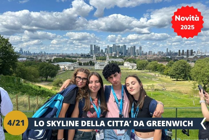 NOVITA’ 2025! ESCURSIONE DI INTERA GIORNATA: Ci immergeremo nel cuore di Greenwich, un'area ricca di storia e bellezze naturali. Inizieremo la nostra avventura con una vista mozzafiato dal Greenwich Park, dove saliremo fino al punto panoramico che ci regalerà una delle migliori vedute sulla città di Londra. Da qui, ammireremo la skyline della capitale che si staglia sul Tamigi, offrendo uno spettacolo unico e indimenticabile. A pochi passi da lì, esploreremo il celebre Greenwich Observatory, luogo simbolico da cui passa il meridiano che divide l'intero pianeta in due emisferi. Sarà un'opportunità unica per scoprire il punto in cui il tempo viene definito, un angolo di storia che ha influenzato il mondo intero. Nel pomeriggio, ci perderemo tra le bancarelle del Greenwich Market, un vivace mercato dove l'artigianato, l'arte e le prelibatezze culinarie si intrecciano in un'esperienza sensoriale che non dimenticheremo facilmente.