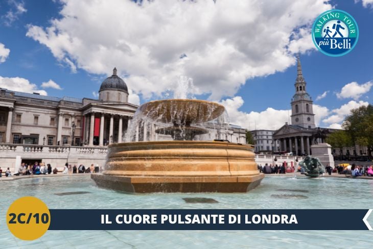 La giornata si conclude nel cuore pulsante di Londra: Trafalgar Square. Tra fontane, artisti di strada e una vista magnifica, potrete rilassarvi o scegliere di entrare nella prestigiosa National Gallery, un vero tesoro d’arte. Dalle pennellate vivaci di Van Gogh ai capolavori di Turner, è un’occasione imperdibile per chi ama la bellezza e la cultura.