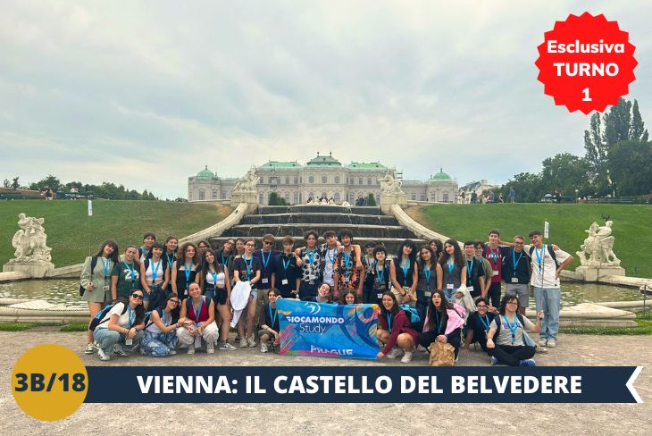 Visiteremo il Castello del Belvedere (INGRESSO INCLUSO) costruito come residenza estiva del Principe Eugenio di Savoia. Il Castello è formato da due palazzi, uniti fra di loro da un giardino in stile francese. Oggi accoglie un museo d'arte. Nel percorso espositivo del Belvedere Superiore si possono contemplare i lavori di artisti famosi. Fra i capolavori del museo, vi è "Il bacio" di Klimt e "Gli amanti” di Schiele. L’edificio del Belvedere Inferiore espone le opere del Barocco austriaco, con lavori d’artisti che diedero forma alla città, durante l’Epoca d’Oro di Vienna. Alcune delle stanze più importanti sono la Sala dei Grotteschi, la Galleria di Marmo e il Salone degli Specchi, tutte in stile barocco.