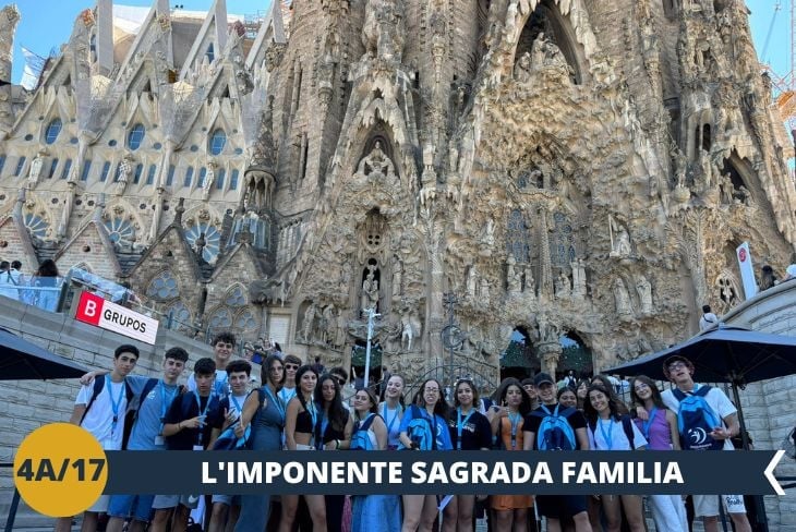 La SAGRADA FAMILIA (INGRESSO INCLUSO): capolavoro indiscusso della Spagna e simbolo di Barcellona, questa straordinaria basilica nata dal genio visionario di Antoni Gaudí continua ancora oggi a stupire. Un'opera architettonica maestosa che vi lascerà senza fiato!