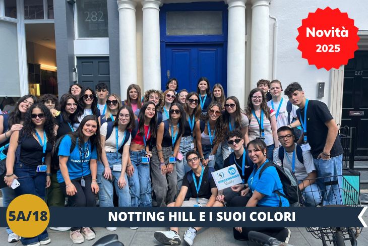 NOVITA’ 2025! ESCURSIONE DI INTERA GIORNATA: La nostra avventura inizia tra le strade da cartolina di Notting Hill, con le sue case pastello e l’energia unica del quartiere. Tappa imperdibile: il famoso portone blu del film Notting Hill, per uno scatto memorabile! Proseguiremo lungo Portobello Road, tra bancarelle di antiquariato, moda vintage e sapori internazionali. È il luogo perfetto per immergersi nell’atmosfera vibrante di Londra e scoprire tesori unici.