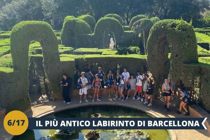 Un'avventura straordinaria vi attende al Parc del laberint d'Horta (INGRESSO INCLUSO), gioiello verde di Barcellona che ospita lo storico PIÙ ANTICO LABIRINTO cittadino! Immergetevi nella magia di questo giardino settecentesco, dove il labirinto di cipressi, capolavoro dell’architetto italiano Domenico Bagutti, vi condurrà in un viaggio attraverso il tempo. (escursione di mezza giornata)