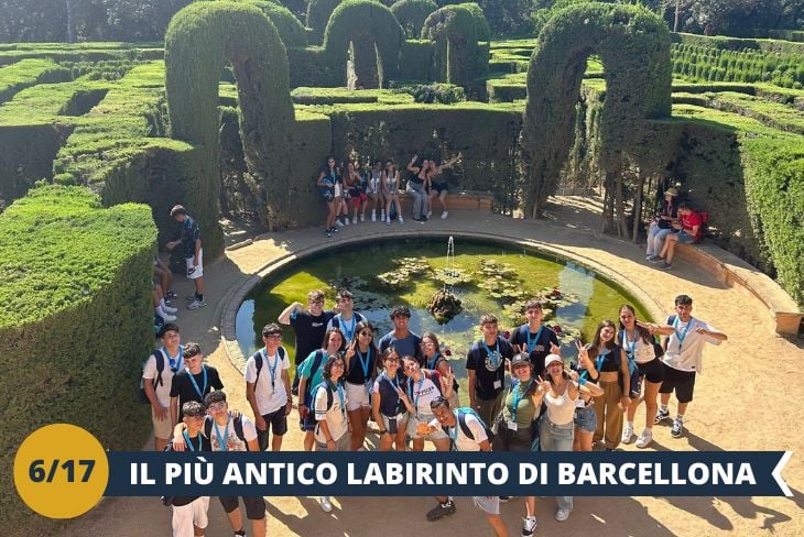 Scoprite la magia nascosta di Barcellona nel Parc del laberint d'Horta (INGRESSO INCLUSO), un tesoro verde che custodisce il PIÙ ANTICO LABIRINTO della città! Questo affascinante giardino storico del XVIII secolo, con il suo intricato labirinto di cipressi progettato dal maestro italiano Domenico Bagutti, vi trasporterà in un'atmosfera senza tempo. (escursione di mezza giornata)