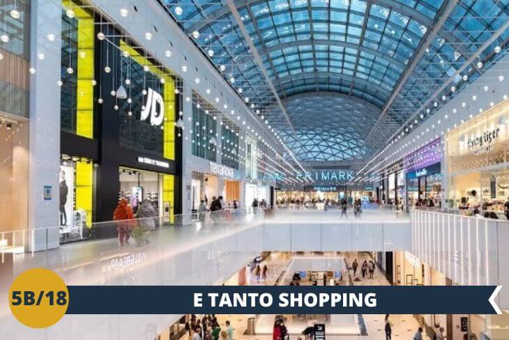 Nel pomeriggio, vi attende DIAGONAL MAR, uno dei centri commerciali più moderni ed esclusivi di Barcellona, dove potrete scoprire le ultime tendenze fashion e concedervi un po' di sano shopping tra i migliori brand internazionali. LA META PERFETTA per chi vuole combinare relax e divertimento!