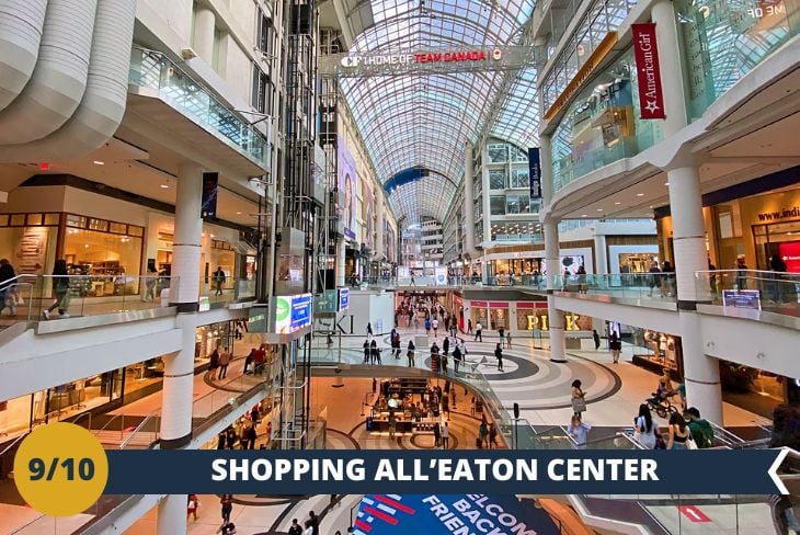 Preparatevi a vivere un’esperienza di shopping unica al Toronto Eaton Centre, molto più di un semplice centro commerciale! Questo icona della moda e dell'intrattenimento è il cuore pulsante dello shopping a Toronto. Con oltre 250 negozi, è il paradiso per chi ama fare acquisti, con una vasta scelta di marchi internazionali e nazionali, boutique di lusso e tendenze all’avanguardia. Dai capi di moda più esclusivi agli ultimi gadget tecnologici, qui c’è davvero di tutto. Ma non è solo lo shopping a rendere speciale il Eaton Centre: la sua architettura spettacolare, con un atrio centrale vetrato che lascia entrare la luce naturale, crea un’atmosfera vivace e accogliente. Un vero e proprio centro dinamico dove la moda incontra l’intrattenimento! (escursione di mezza giornata)