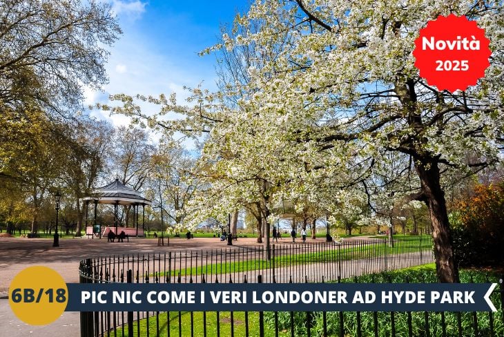 Dopo la visita, ci rilasseremo tra i verdi paesaggi di Hyde Park, uno dei parchi più famosi al mondo. Concluderemo la giornata passeggiando nel quartiere elegante di Knightsbridge e curiosando nelle spettacolari sale di Harrods, il grande magazzino simbolo di lusso e stile.