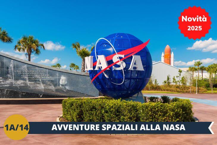 ESCURSIONE DI INTERA GIORNATA: Preparati a un'avventura spaziale unica al Kennedy Space Center (INGRESSO INCLUSO), il cuore pulsante della NASA! Esplora le attrazioni futuristiche, tra cui i simulatori spaziali che ti faranno vivere in prima persona l’esperienza di un lancio nello spazio.