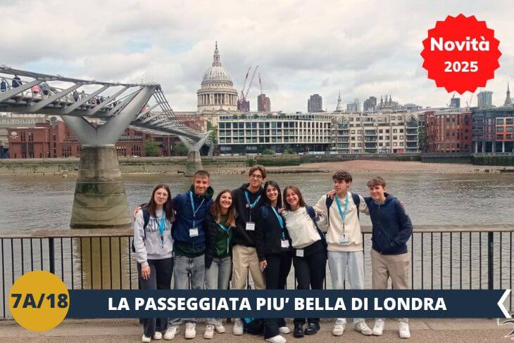 NOVITA’ 2025! Inizieremo il nostro tour con una visita alla maestosa St. Paul’s Cathedral, un simbolo di Londra e un capolavoro architettonico di Christopher Wren. Dopo aver ammirato la sua cupola spettacolare, attraverseremo il moderno Millennium Bridge, da cui potremo godere di una vista mozzafiato sul Tamigi. Proseguiremo verso Southwark, un quartiere ricco di storia e tradizioni, dove passeggeremo tra edifici storici e angoli suggestivi.