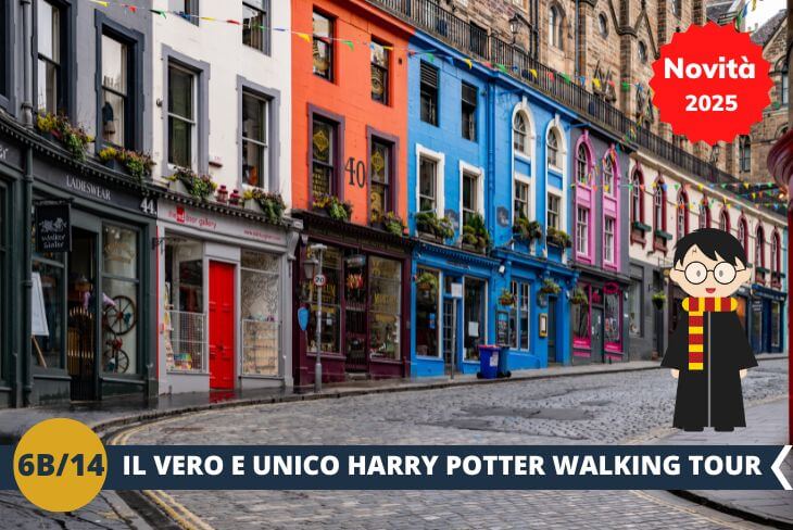 NOVITA’ 2025! Con le sue case colorate, le botteghe caratteristiche e l’atmosfera incantata, Victoria Street è la via che ha ispirato la celebre Diagon Alley. Passeggiando tra negozi di magia, librerie antiche e curiosità, sarà impossibile non sentirsi parte del mondo di Harry Potter. Un’occasione unica per immergersi nella magia e scoprire dove tutto ha avuto inizio!