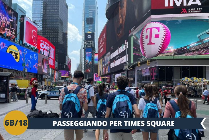 La giornata proseguirà con la visita alla cattedrale di San Patrick, un’imponente struttura gotica che spicca tra i grattacieli di Manhattan. Proseguiremo verso Times Square, il cuore pulsante della città, sempre affollato e pieno di luci, dove l’atmosfera vivace non si ferma mai. Infine, faremo una sosta a Bryant Park, un angolo verde di tranquillità circondato dal ritmo frenetico della città, perfetto per una pausa tra il caos di Midtown.